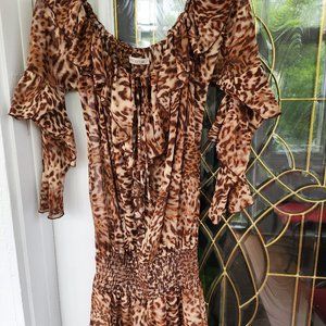Leopard Print Romper